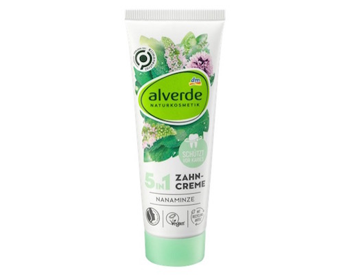 dm Alverde 5in1歯磨き粉ナナミント75ml