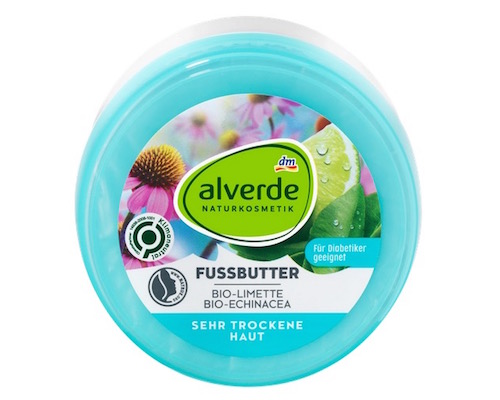 dm Alverde フットバターオーガニックライムオーガニックエキナセア200ml