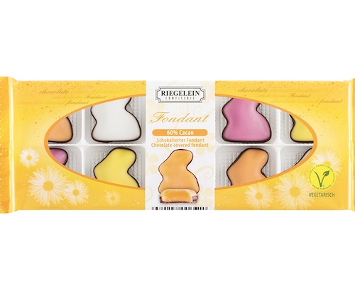 Riegelein Fondant Rabbits with Dark Chocolate 200g