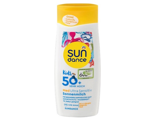 dm SUNdance Sun Milk Kids MED Ultra Sensitive SPF 50+ 200ml