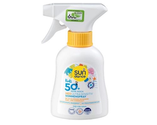 dm SUNdance Sonnenspray Kids MED Ultra Sensitiv LSF50+ 200ml