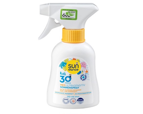 dm SUNdance Sonnenspray Kids MED Ultra Sensitiv  LSF 30 200 ml