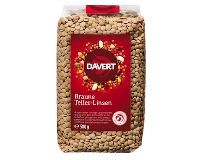 Davert Brown Lentils 500g