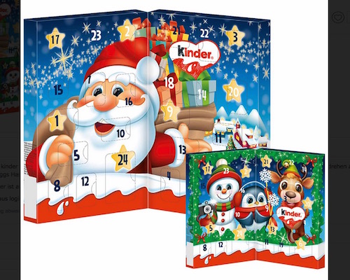 kinder テーブルアドベントカレンダー