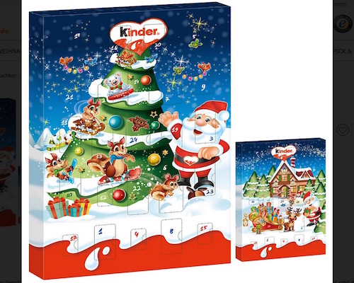 kinder Mini Mix Adventskalender