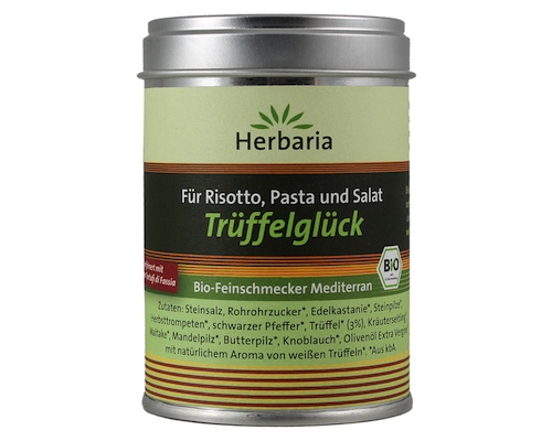 Herbaria Trüffelglück für Risotto, Pasta und Salat 110g