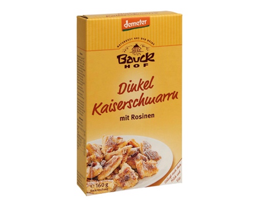Bauckhof Dinkel Kaiserschmarrn mit Rosinen 160g
