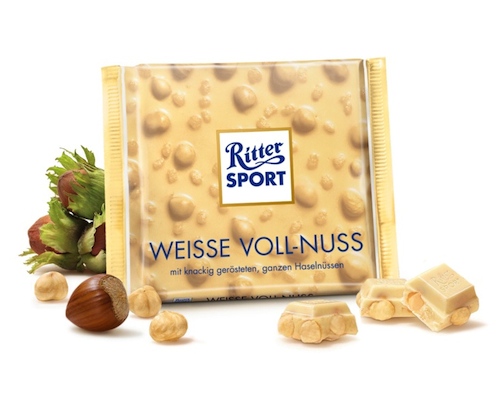 Ritter Sport Weisse Voll-Nuss 100g