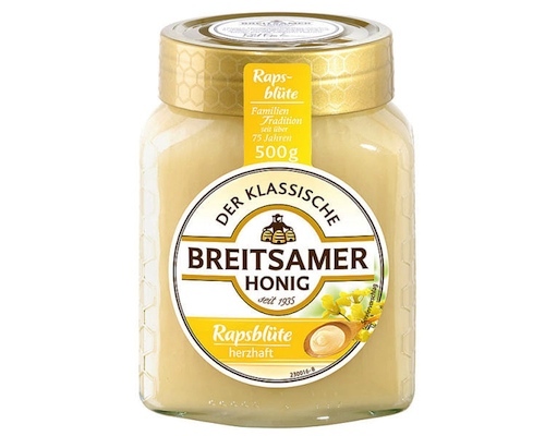 Breitsamer Der Klassische Rapsblütenhonig 500g
