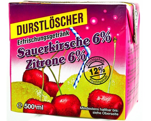 Durstlöscher Sauerkirsche Zitrone 500ml