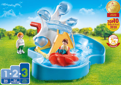 Playmobil 1.2.3. Wasserrad mit Karussell