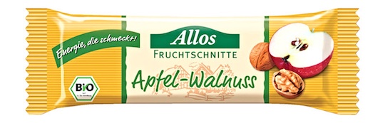 Allos Fruit Bar Apple-Walnut 40g