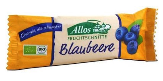 Allos Fruchtschnitte Blaubeere 40g