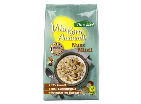 Allos Vita Grain Amaranth Nut Muesli 375g