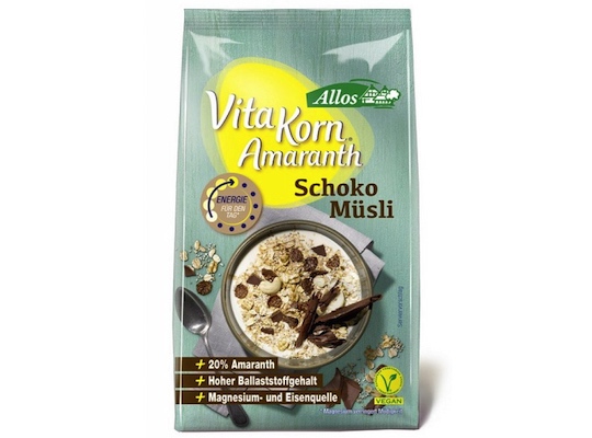 Allos Vita Grain Amaranth Chocolate Muesli 375g