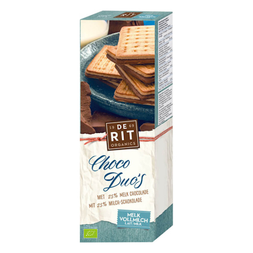 De Rit Chocos Duo Vollmilch 150g