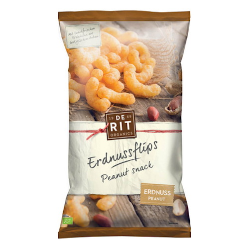 De Rit Organic Peanut Puff Snack 125g