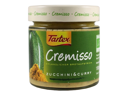 Tartex Cremisso Zucchini & Curry 180g Tartex Cremisso Zucchini & Curry 180g