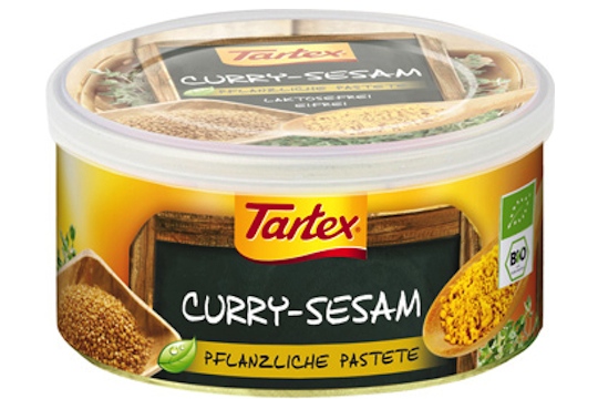 Tartex Pastete Curry-Sesam 125g Tartex Pastete Curry-Sesam 125g