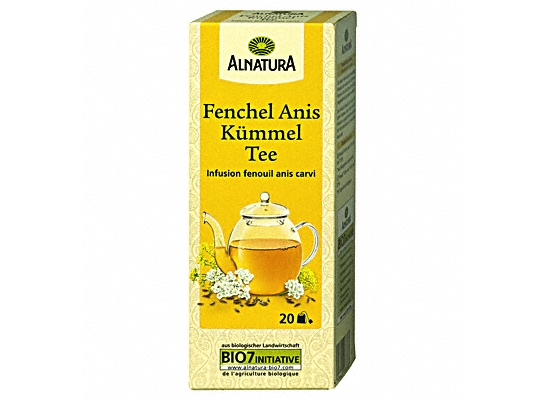 Alnatura Fennel-Anise-Caraway Seed Tea 50g