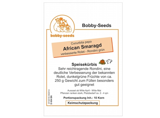 Bobby-Seeds Kürbissamen African Smaragd