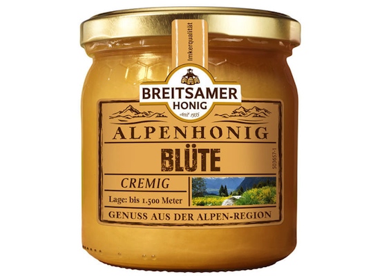Breitsamer Alps-Flower Honey 500g