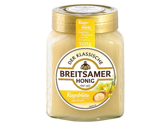 Breitsamer Der Klassische Rapsblütenhonig 500g