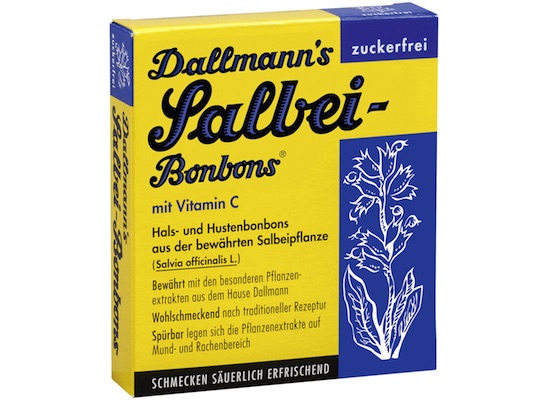 Dallmanns Sage Drops Sugarfree 37g