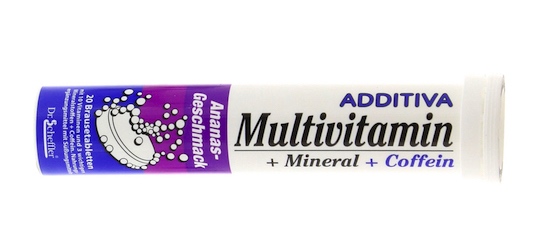 Additiva Multivitamins + Minerals + Caffein Pineapple 86g