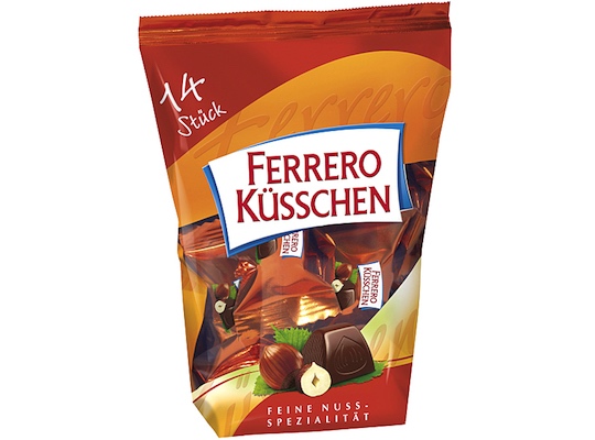 Ferrero Kisses 14pcs. Bag 124g