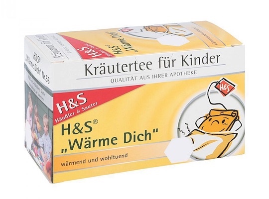 H&S Herbal Tea For Children Keep You Warm 20 Teabags 30g