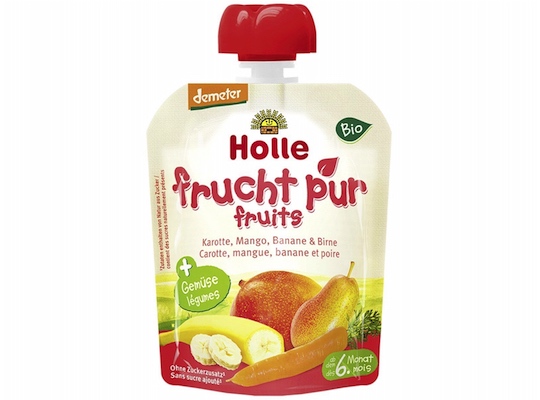 Holle Pure Fruit Carrot, Mango, Banana & Pear 90g
