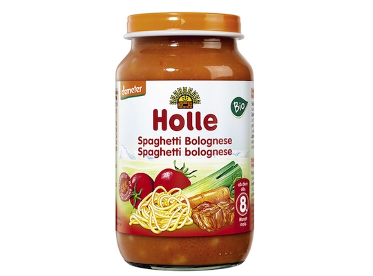 Holle Spaghetti Bolognese Babyglass 220g