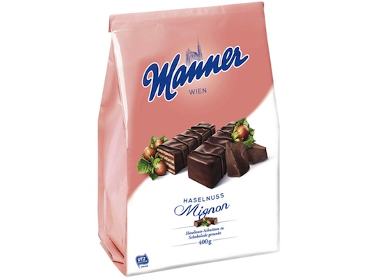 Manner Schnitten Haselnuss Mignon 400g