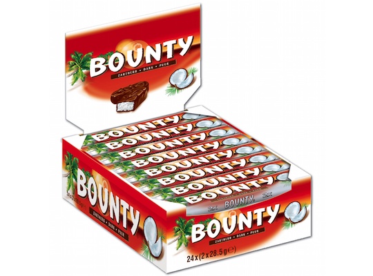 Bounty Dark Chocolate 1.368g