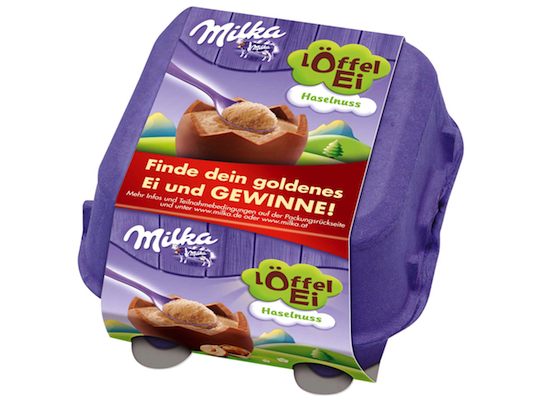Milka Löffel-Ei Haselnusscrème 136g