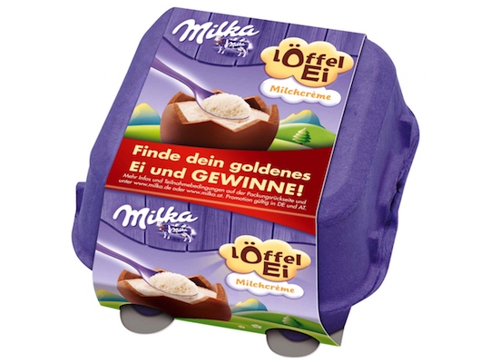 Milka Spoon-Egg Milk Cream 136g