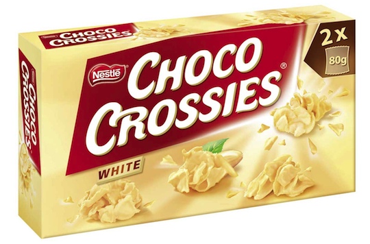Choco Crossies White 160g