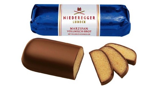 ニーダーエッガー マジパン ミルクチョコレート 125g