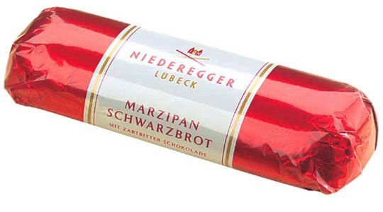 Niederegger Marzipan Schwarzbrot 200g