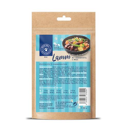 Pets Deli Trockenfutter Lamm MINI 6kg