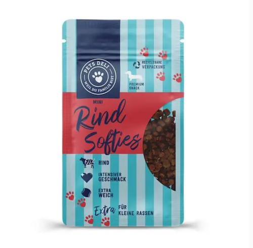Pets Deli MINI Softies Rind 50g Pets Deli MINI Softies Rind 50g