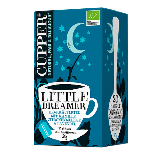 CUPPER Little Dreamer Tea 30g - 20 tea bags, lactofree, 100% organic - Natural German