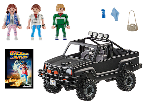 Le Pick-up de Marty McFly de Retour vers le Futur avec Jennifer et Biff, Playmobil