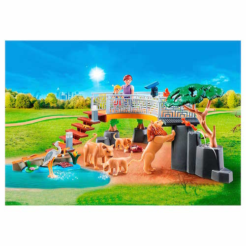 Playmobil lion family outlet