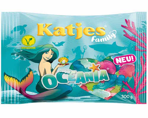 Katjes Family Oceania 300g - suitable for vegetarians - Natural German