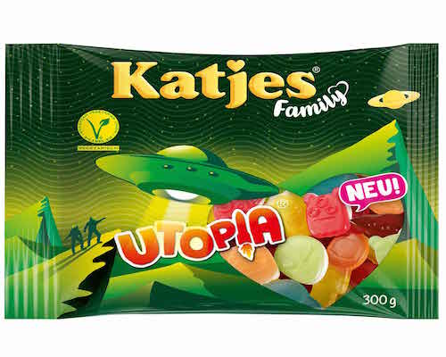Katjes Family Utopia 300g - suitable for vegetarians - Natural German