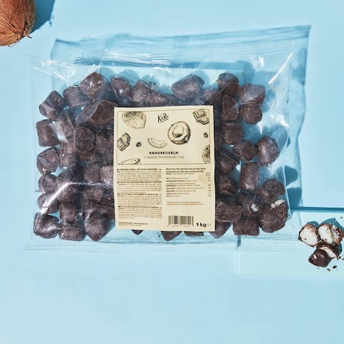 KoRo Coconut Balls in Dark Chocolate 1kg - vegan - Natural German