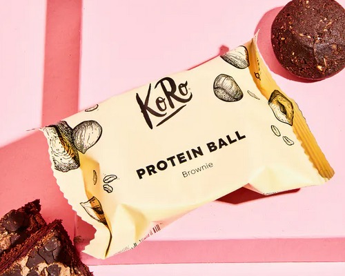KoRo Protein Ball Brownie 30g - vegan - Natural German