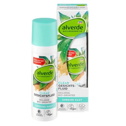 dm Alverde Clear Facial fluid 30ml - organic, natural cosmetics - Natural German